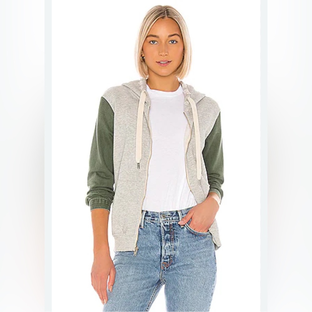 Revolve Gretchen Zip Up Hoodie in Heather Grey
NSF size large